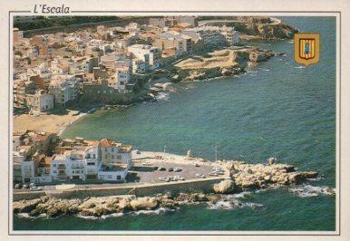POSTAL PV09320:Vista aerea de La Escala, Costa Brava