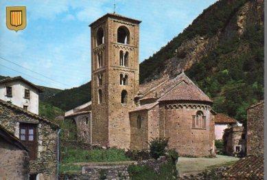 POSTAL PV09312: Esglesia i Campanara de Beget, Girona