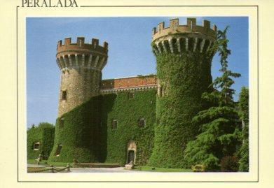 POSTAL PV09462: Fachada principal del Castillo de Perelada