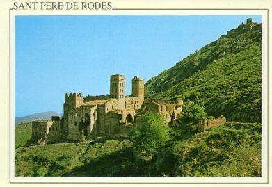 POSTAL PV09445: Monasterio de San Pedro de Roda, Costa Brava