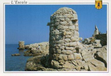 POSTAL PV09443: El Pilo en L'Escala, Costa Brava