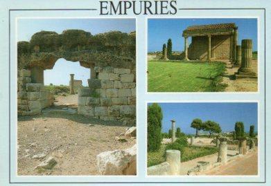 POSTAL PV09463: Empuries ruines, Costa Brava