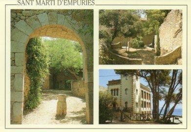 POSTAL PV09464: Sant Marti d'Empuries diversos aspectes, Costa Brava