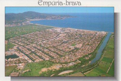POSTAL PV09483: Empuria-brava ista aerea panoramica  