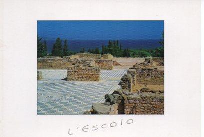 POSTAL PV09476: Mosaicos en las ruinas de Empuries, L'Escala 