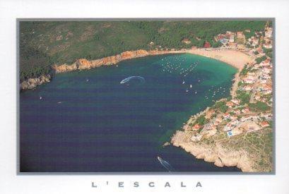 POSTAL PV09474: Cala Montgo vista aerea en L'Escala