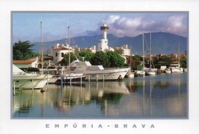 POSTAL PV09473: Yates en Empuria Brava