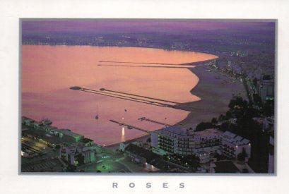 POSTAL PV09471: Atardecer en la bahia de Roses, Costa Brava