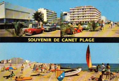POSTAL PV09405: Canet Plage, La plage