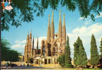 POSTAL PV09404: Templo de la Sagrada Familia, Barcelona