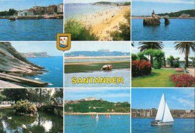 POSTAL PV09391: Santander diversas vistas