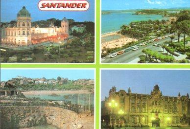 POSTAL PV09390: Vistas varias de Santander