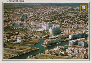 POSTAL PV09435: Los canales de Empuriabrava, Costa Brava