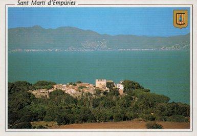 POSTAL PV09426: Vista aeria de Sant Marti d'Empuries