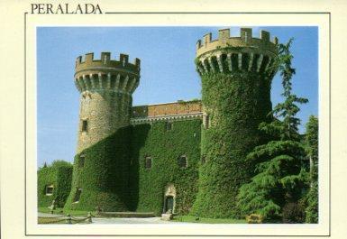 POSTAL PV09424: Fachada del Castillo Casino de Perelada