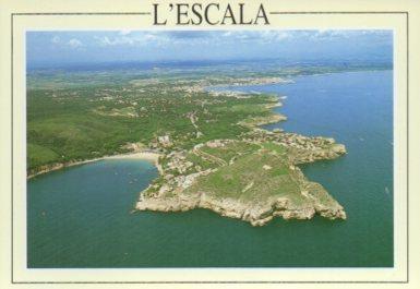 POSTAL PV09420: Montgo al fons L'Escala, Costa Brava