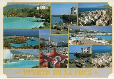 POSTAL PV09416: Puerto de la Cruz vistas varias