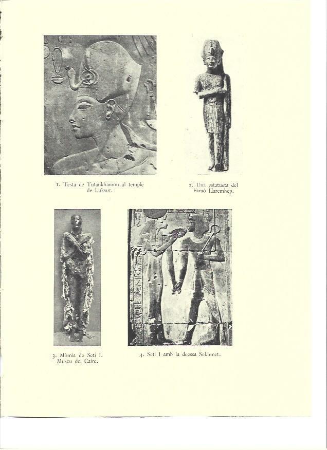 LAMINA 35996: Seti I, Tutankhamon y Haremhep
