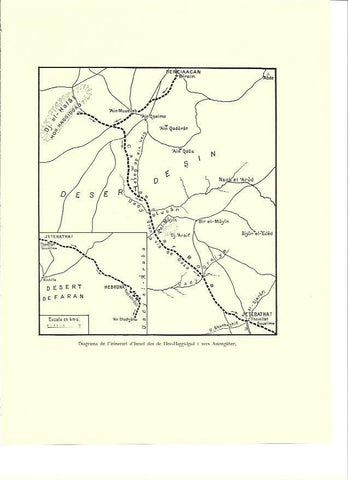 LAMINA 36362: Mapa del itinerario de Israel desde Hor-Haggidgad