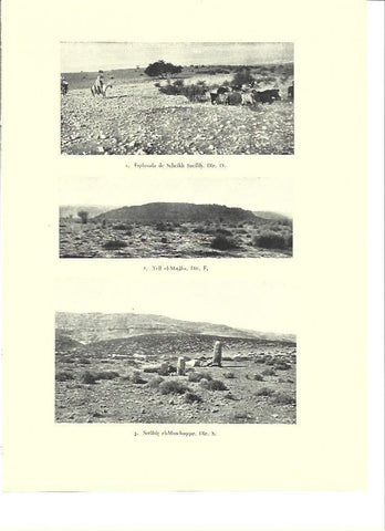 LAMINA 36401: Tell el-Mataba y ruinas de Serabit el-Muschaqqar, Israel