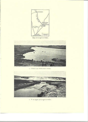 LAMINA 36391: Mapa de la region de Pethor y vistas del Eufrates en Pethor