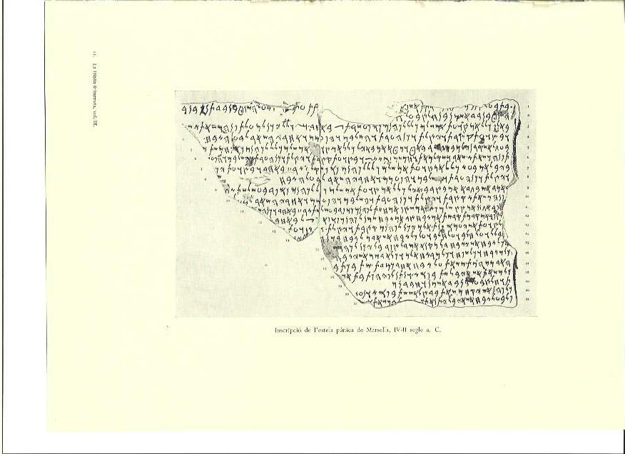 LAMINA 36345: Inscripcion de la estela de Marsella