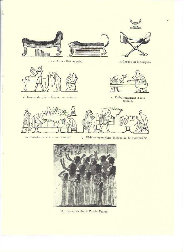 LAMINA 36306: Escena de duelo en el Antiguo Egipto