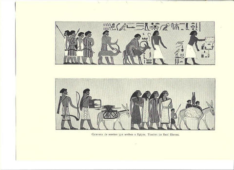 LAMINA 36301: Pinturas de la tumba de Beni Hassan