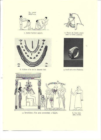 LAMINA 36297: Dibujos del Antiguo Egipto