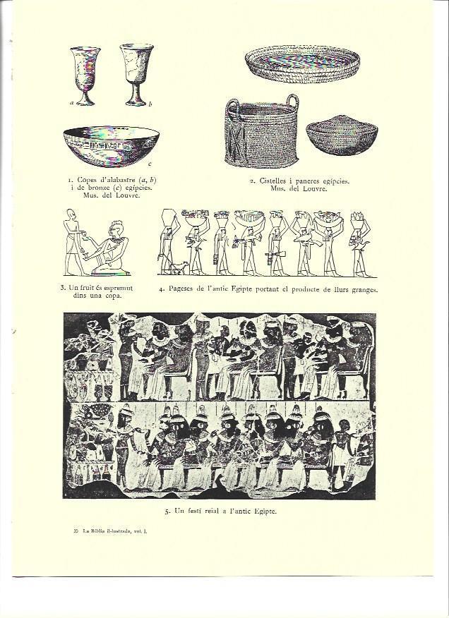 LAMINA 36295: Festin Real del Antiguo Egipto