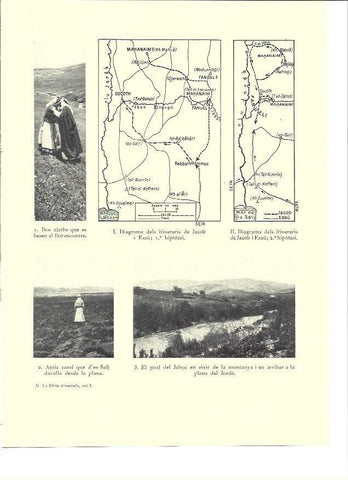 LAMINA 36279: Mapa de los itinerarios de Jacob y Esau