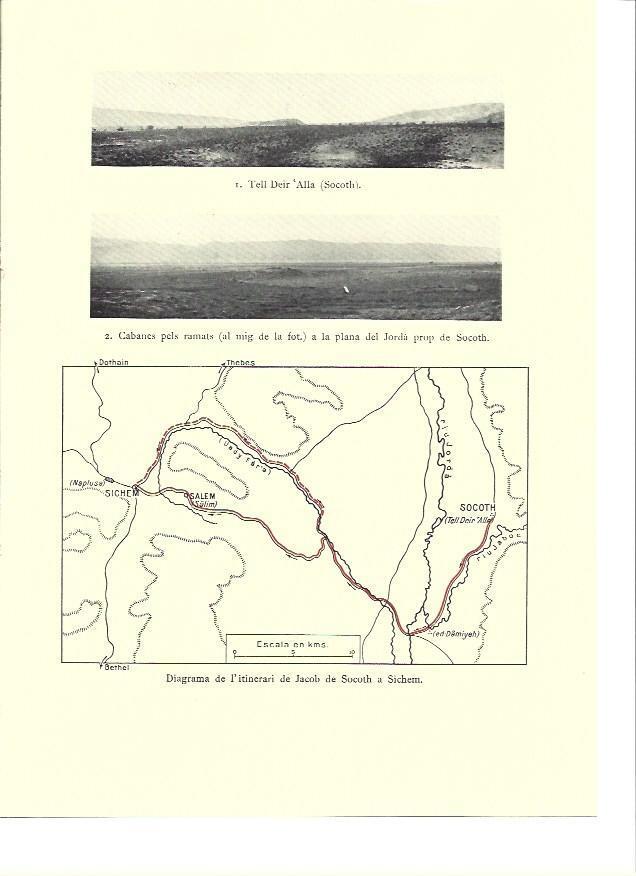 LAMINA 36280: Mapa del itinerario de Jacob