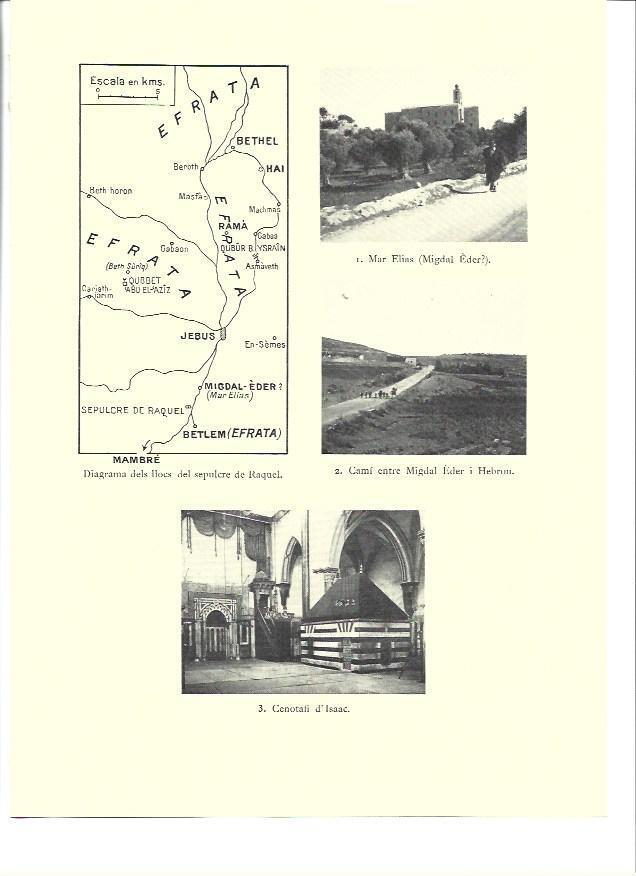 LAMINA 36284: Mapa de los lugares del Sepulcro de Raquel