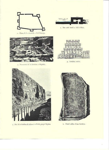 LAMINA 36338: Ruinas de Meggido, Israel