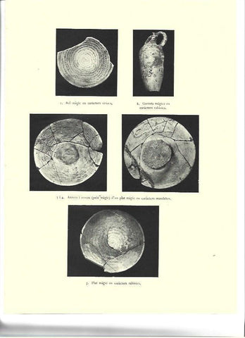 LAMINA 36312: Platos magicos de Mesopotamia y Egipto