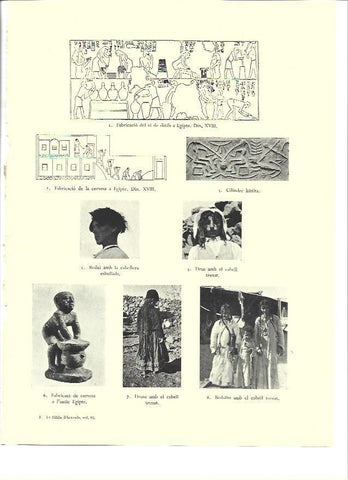 LAMINA 36313: Fabricacion de vino y cerveza en Egipto antiguo