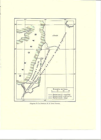 LAMINA 36413: Mapa de la Tierra Prometida