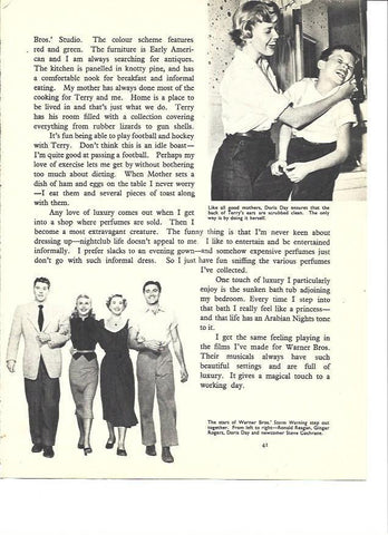 LAMINA 36516: Doris Day con Ronald Reagan