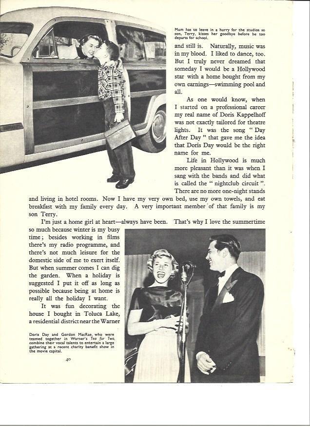 LAMINA 36515: Doris Day y Gordon MacRae