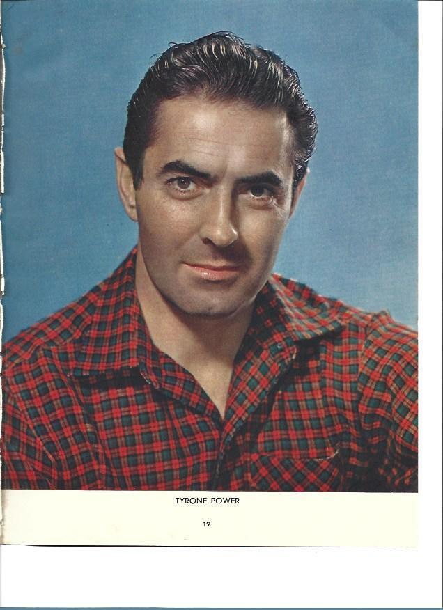 LAMINA 36505: Tyrone Power