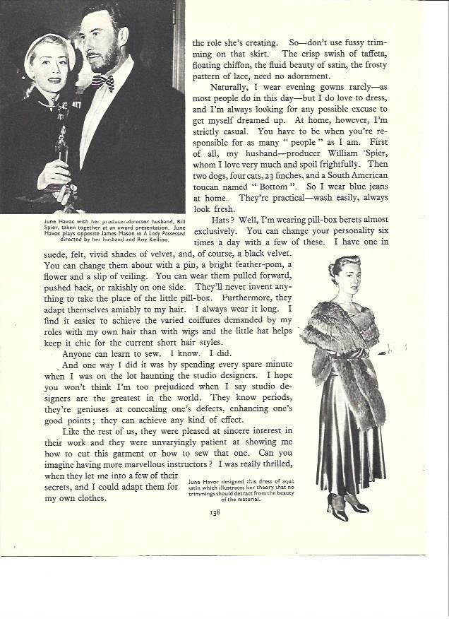 LAMINA 36486: June Havoc con su marido
