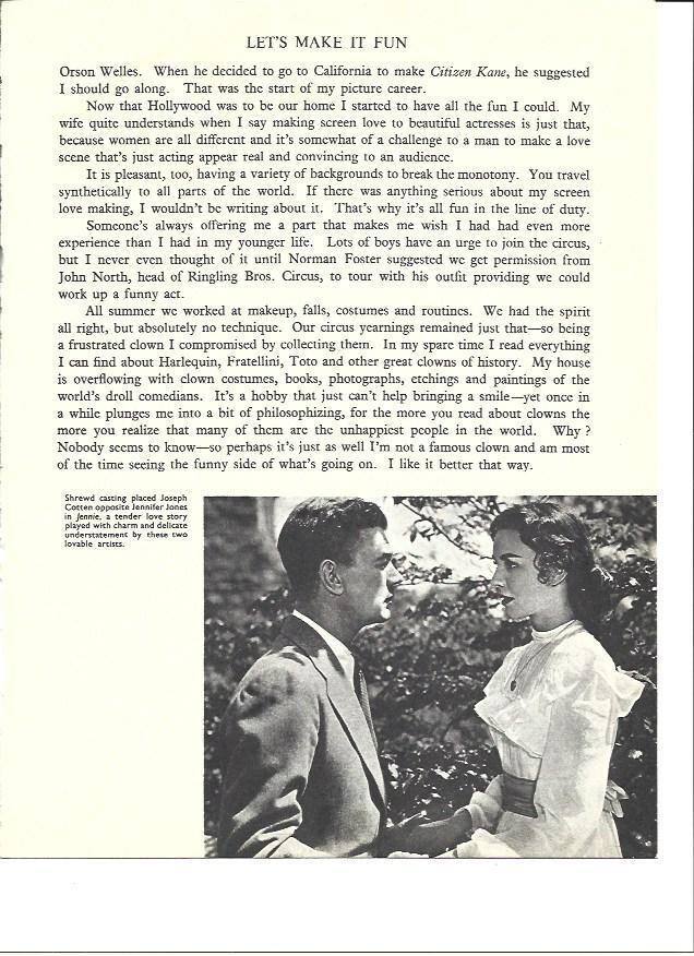 LAMINA 36487: Jennifer Jones y Joseph Cotten