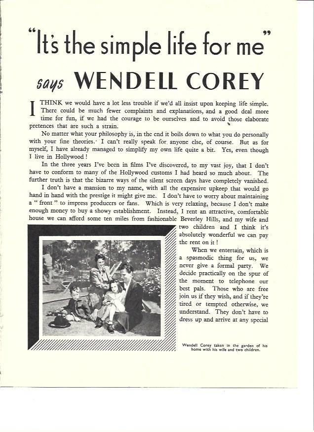LAMINA 36551: Wendell Corey con su familia