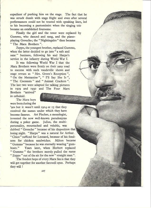 LAMINA 36549: Groucho Marx