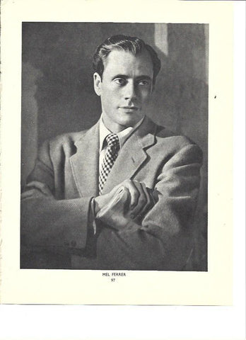 LAMINA 36544: Mel Ferrer