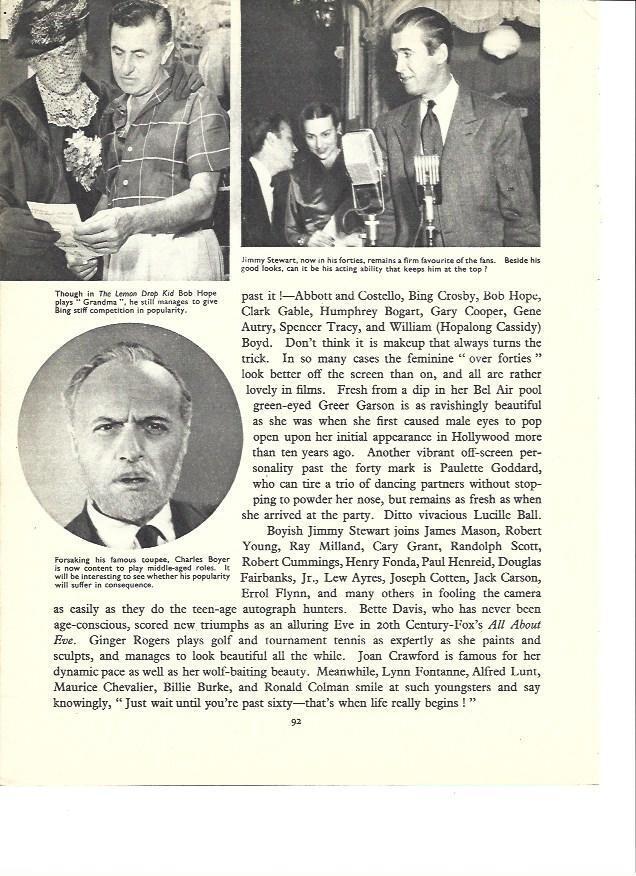LAMINA 36541: Bob Hope, Jimmy Stewart y Charles Boyer