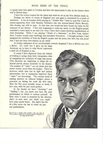 LAMINA 36484: Lee Cobb como Willy Loman