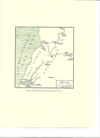 LAMINA 36417: Mapa de la frontera septentrional de la Tierra Prometida
