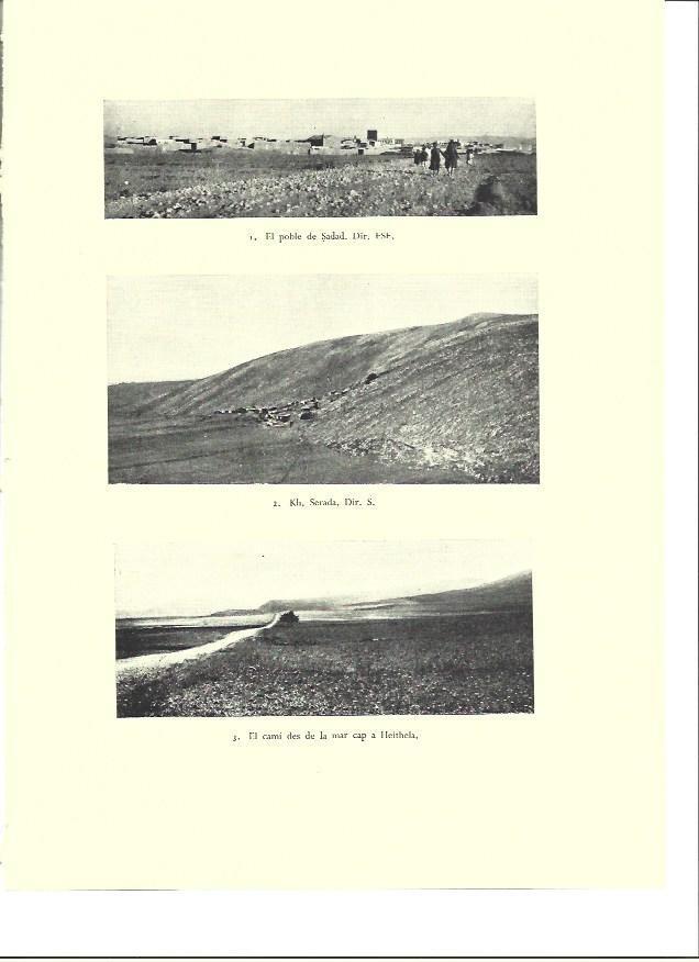 LAMINA 36418: Pueblo de Sadad y camino al mar