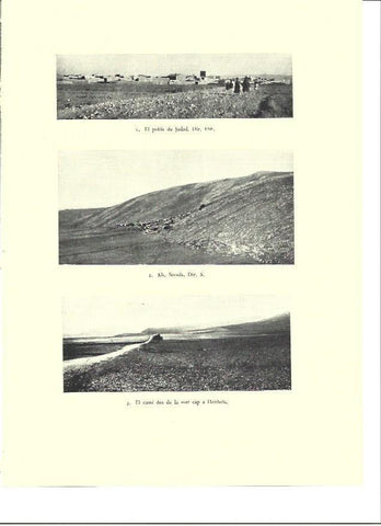 LAMINA 36418: Pueblo de Sadad y camino al mar